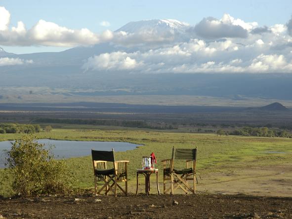 Amboseli Serena Safari Lodge - outside meals